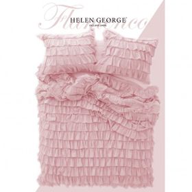 Helen George Flamenco Pudra Pembe Çift Kişilik Nevresim Takımı