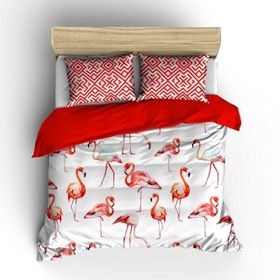 Helen George Flamingo Çift Kişilik Nevresim Takımı