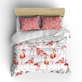Helen George Flamingo Çift Kişilik Nevresim Takımı