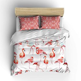 Helen George Flamingo Çift Kişilik Nevresim Takımı