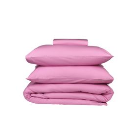 Helen George HBSC05 Basic Pembe Çift Kişilik Nevresim Takımı