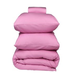 Helen George HBSC05 Basic Pembe Çift Kişilik Nevresim Takımı