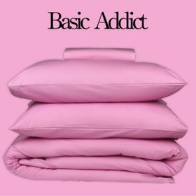 Helen George HBSC05 Basic Pembe Çift Kişilik Nevresim Takımı