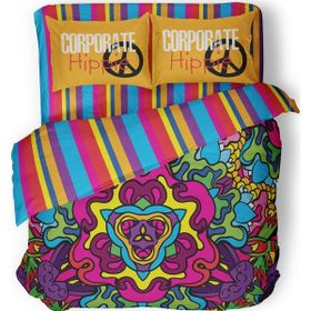 Helen George Hippie Çift Kişilik Nevresim Takımı
