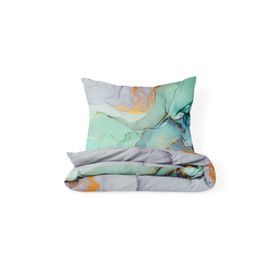 Helen George Marble Tek Kişilik Nevresim Takımı