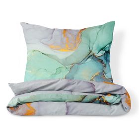 Helen George Marble Tek Kişilik Nevresim Takımı