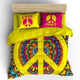 Helen George Peace Çift Kişilik Nevresim Takımı