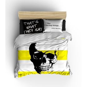 Helen George Skull Çift Kişilik Nevresim Takımı