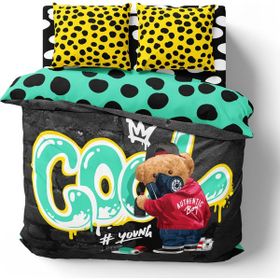 Helen George Teddy Cool Çift Kişilik Nevresim Takımı
