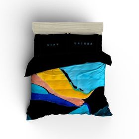 Helen George Unique Çok Renkli Çift Kişilik Nevresim Takımı