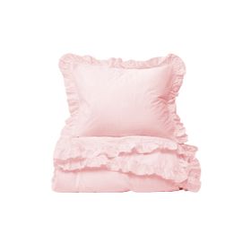 Helen George Vintage Pembe Çift Kişilik Nevresim Takımı