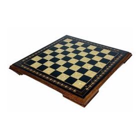 Helena Wood Art 59x59 cm El Yapımı Masif Ahşap Sedefli Satranç Tablası