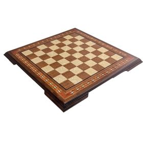 Helena Wood Art El Yapımı Ahşap Satranç Tablası