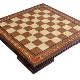 Helena Wood Art El Yapımı Ahşap Satranç Tablası