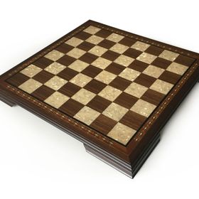 Helena Wood Art El Yapımı Ahşap Satranç Tablası