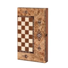 Helena Wood Art Geniş Mazel King Tavla