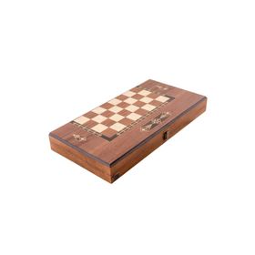 Helena Wood Art İşlemeli Klasik Büyük Boy Tavla