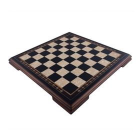 Helena Wood Art Masif Ahşap Koyu Satranç Tablası