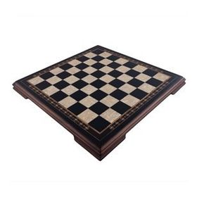 Helena Wood Art Masif Ahşap Koyu Satranç Tablası