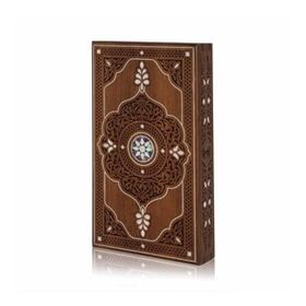 Helena Wood Art Topkapı Sedef Kakma Oymalı Nakışlı Ahşap Tavla Seti