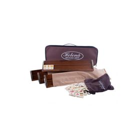Helena Wood Art VIP El Yapımı Masif Ahşap Okey Takımı