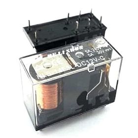 Helı Shun HLS-14F3L-DC12V-C 12 V 5 A Çift Kontak Röle