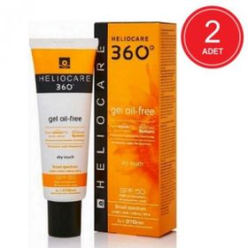 Heliocare 360 Gel Spf50+ 50 ml 2 Adet Oil Free
