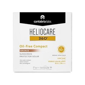 Heliocare 360 Oil Free Compact SPF50 10 gr Bronze Compact Güneş Kremi