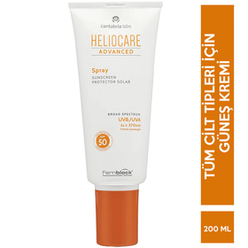 Heliocare Advanced 200 ml Spf50 Güneş Koruyucu Vücut Spreyi