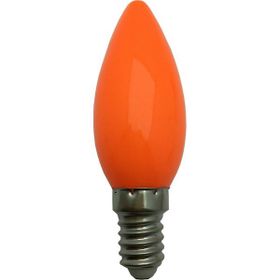 Helios 1W 20LM E14 Duylu LED Buji Turuncu Ampul