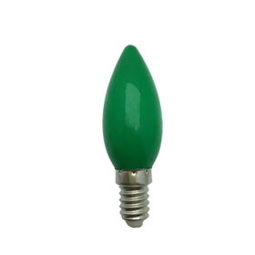 Helios 1W 20LM E14 Duylu LED Buji Yeşil Renk Ampul