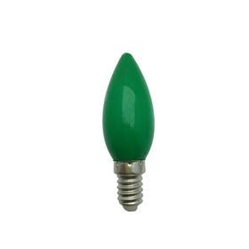 Helios 1W 20LM E14 Duylu LED Buji Yeşil Renk Ampul