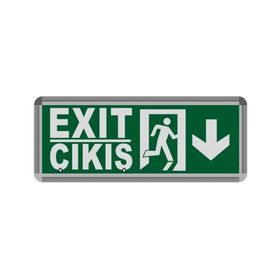 Helios Opto 3W Çıkış-Exit Led Armatür