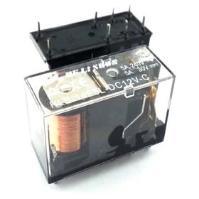 Helishun HLS-14F3L-DC12V-C 12V Çift Kontaklı Röle