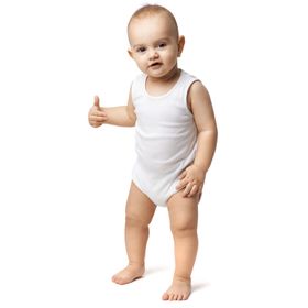Hello Baby Beyaz Atlet Body