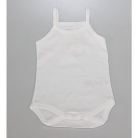 Hello Baby Beyaz İp Askılı Body