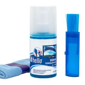 Hello HL-14408 Sprey Fiber Bez Fırça 200 ml Lcd Ekran Temizleme Seti