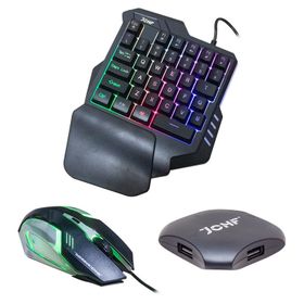 Hello JCHF-68 Klavye Mouse Bluetooth Gamepad Klavye Mouse Seti