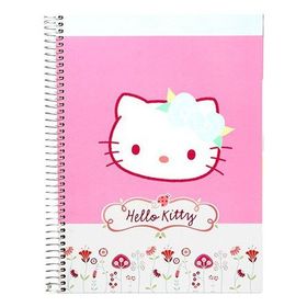 Hello Kitty 120 Yaprak 19x26 cm Seperatörlü Kareli Defter