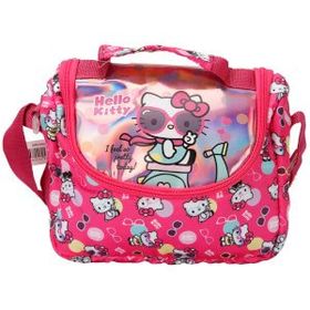 Hello Kitty 3245 Desenli Pembe Beslenme Çantası