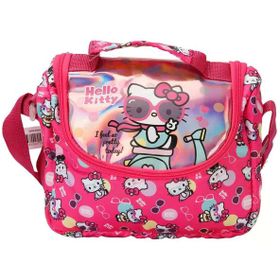 Hello Kitty 3245 Desenli Pembe Beslenme Çantası