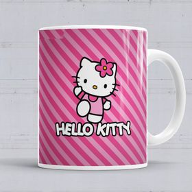 Hello Kitty Baskılı Porselen Kupa Bardak