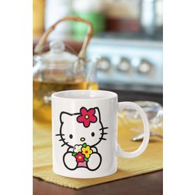 Hello Kitty Baskılı Porselen Kupa Bardak