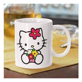 Hello Kitty Baskılı Porselen Kupa Bardak