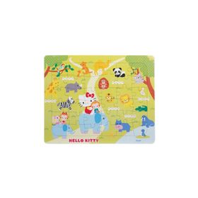 Hello Kitty Hayvanat Bahçesinde 36 Parça Puzzle