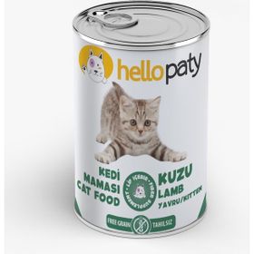 Hello Paty Kuzu Etli 24x415 gr Yaş Konserve Yavru Kedi Maması