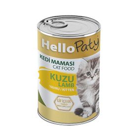 Hello Paty Kuzu Etli Konserve Yavru 24X415 gr Kedi Maması