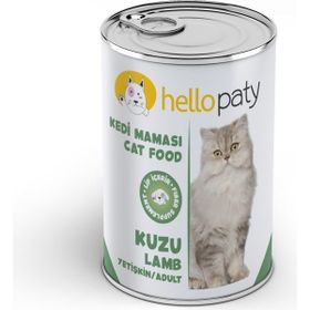 Hello Paty Kuzu Etli Yaş Konserve 24x415 gr Kedi Maması