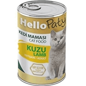 Hello Paty Yetişkin Kuzu Etli 24x415 gr Kedi Maması
