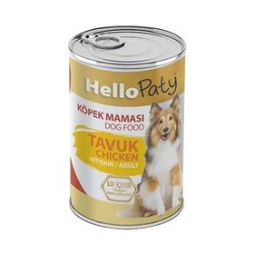 Hello Paty Yetişkin Tavuk Etli 12x415 gr Köpek Konserve Maması